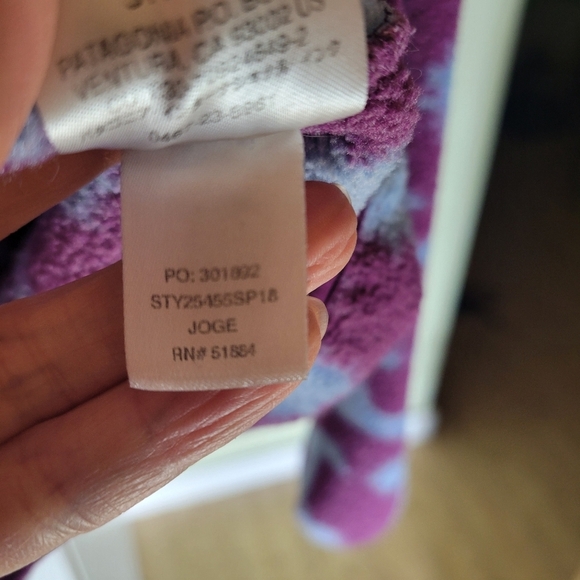 Patagonia synchilla joshua tree geode purple pink blue aztec fleece pullover S - Picture 5 of 9